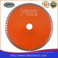 180mm Sintered Turbo Wave Saw Blade for Granite Cutting
